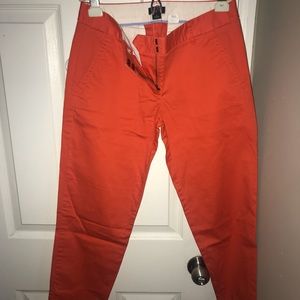 J Crew orange pants